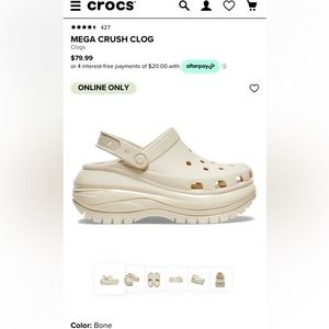BRAND NEW PLATFORM CROCS
